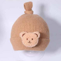 Gorro de Punto con Orejitas de Oso para Bebé