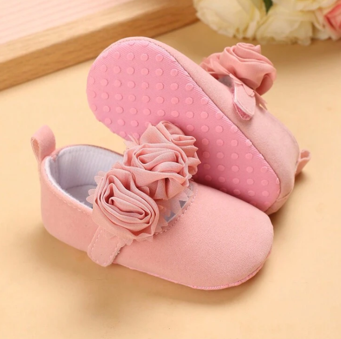 Zapatos de Encaje para Bebé Niña – Primeros Pasos