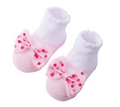 1x Par de Calcetines con Lazo para Bebé Niña