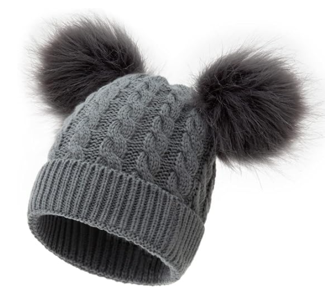 Gorro de Invierno de Punto para Niños y Niñas
