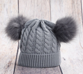 Gorro de Invierno de Punto para Niños y Niñas