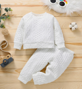 Conjunto Tejido para Bebé de 2 Piezas con Suéter y Pantalón