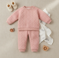 Conjunto Tejido para Bebé de 2 Piezas con Suéter y Pantalón