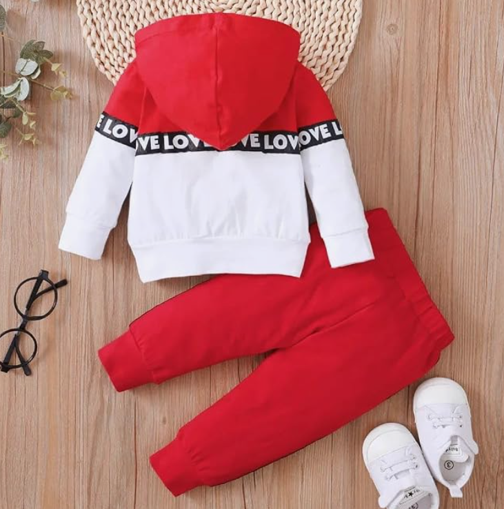 Conjunto Deportivo Infantil Rojo (2 Piezas)