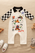 Pijama Entera de Carreras Manga Larga
