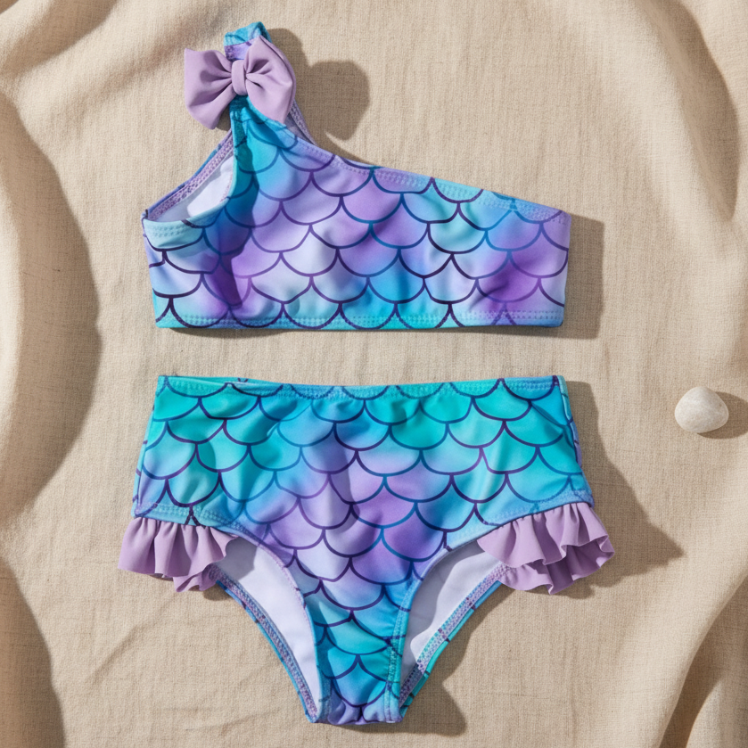 Traje de Baño de Sirena (2 piezas)